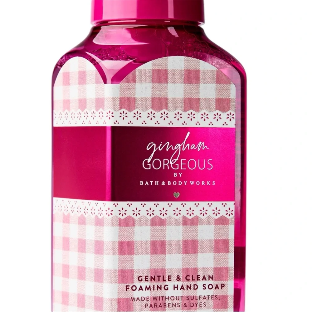 NEW 3X Bath & Body Works GINGHAM GORGEOUS Foam Hand Soap 8.75 fl oz Bundle